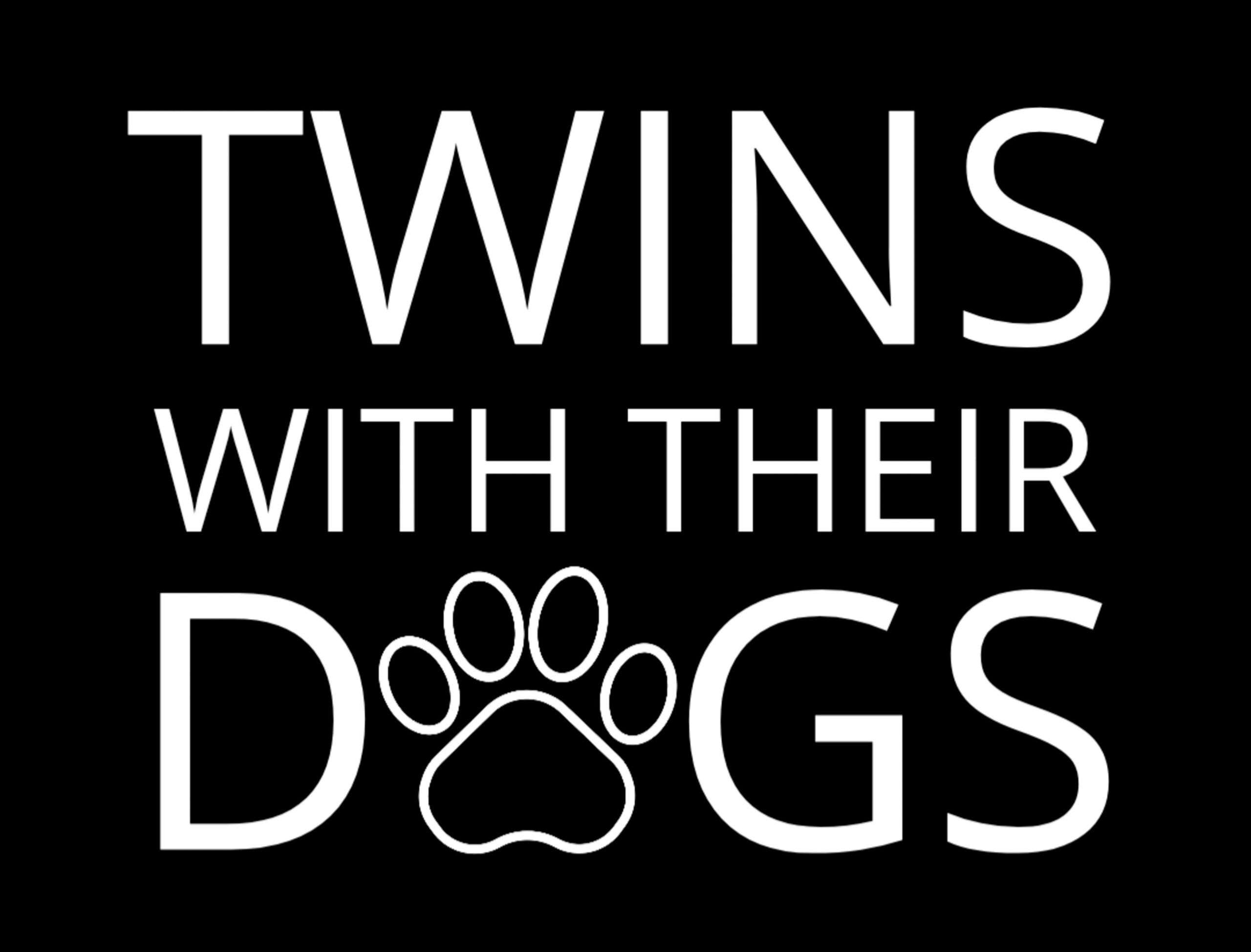 Twins with their Dogs